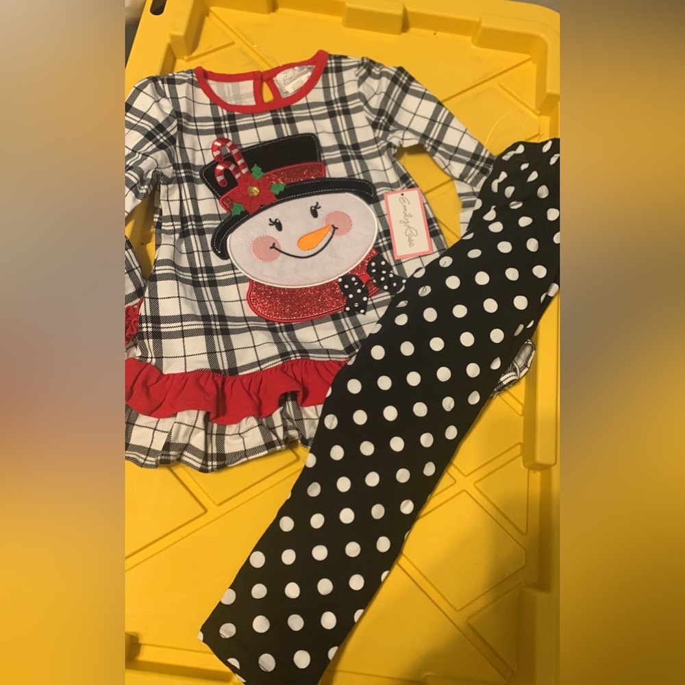 Snowman Girls Outfit
